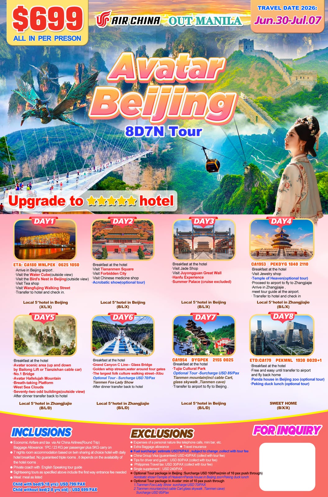 China tour package | Claor Travel & Tours