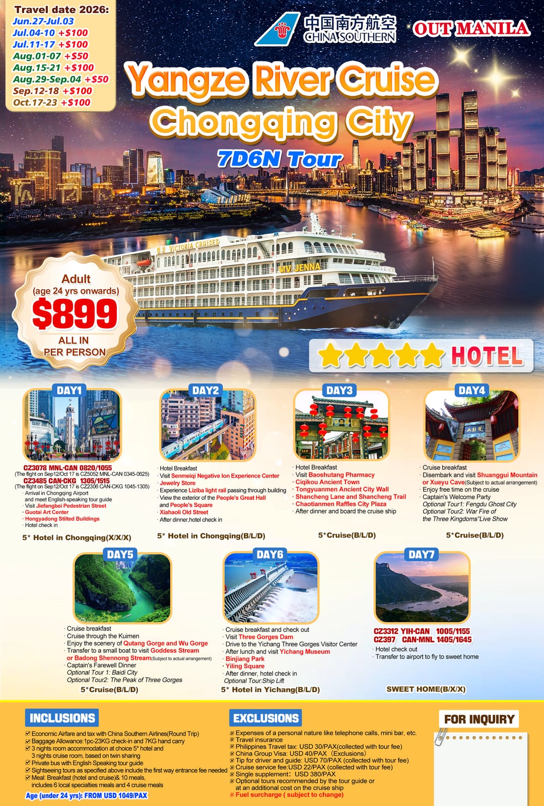China tour package — Ckg | Claor Travel & Tours