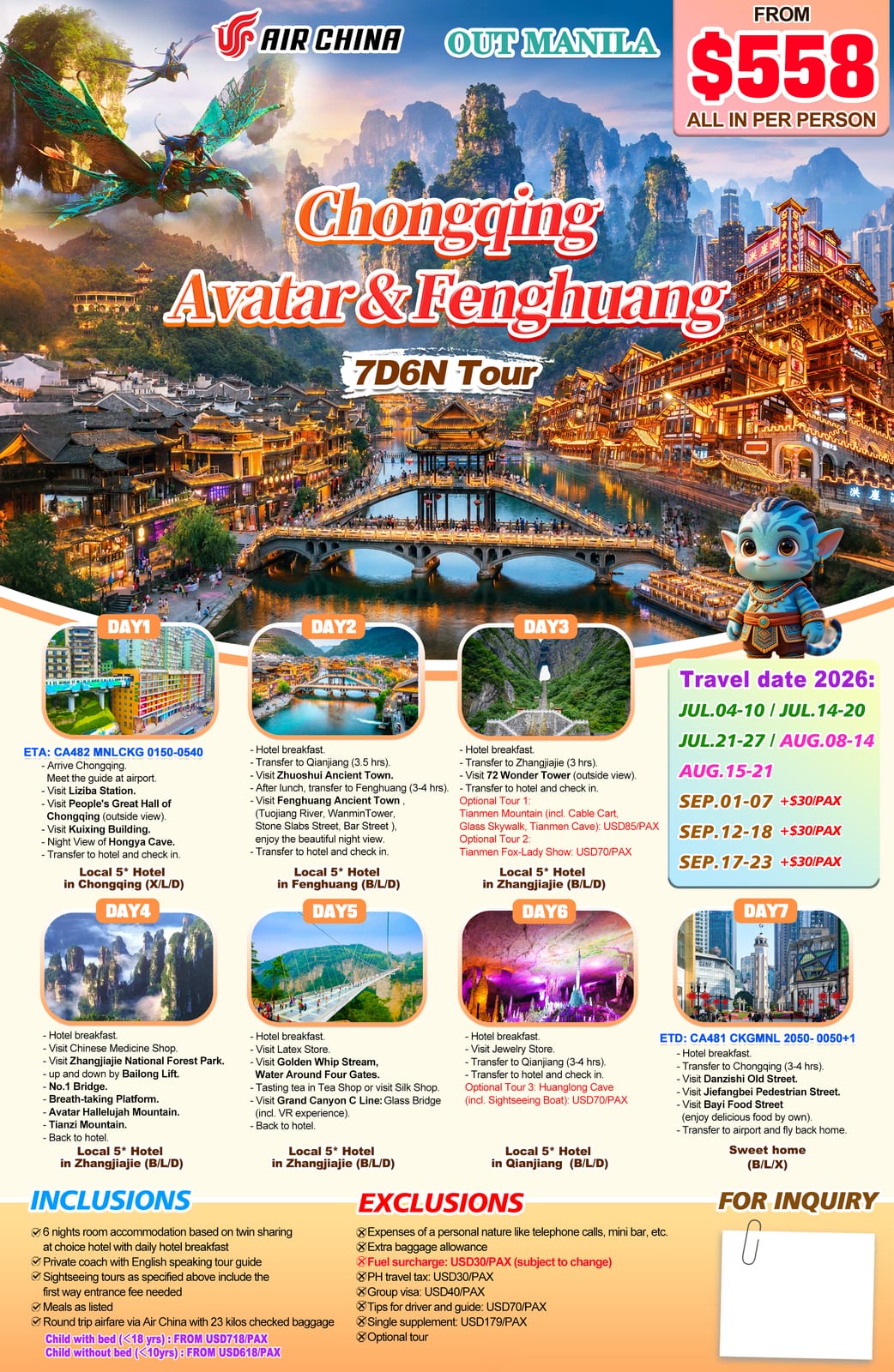 China tour package — Cqaf | Claor Travel & Tours