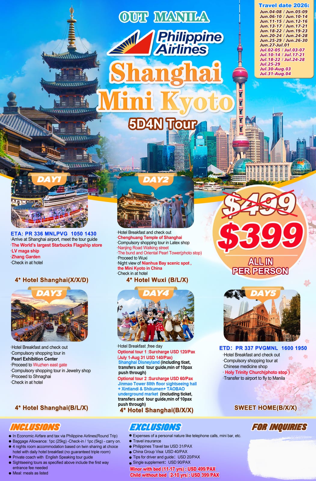China tour package — Shmk | Claor Travel & Tours