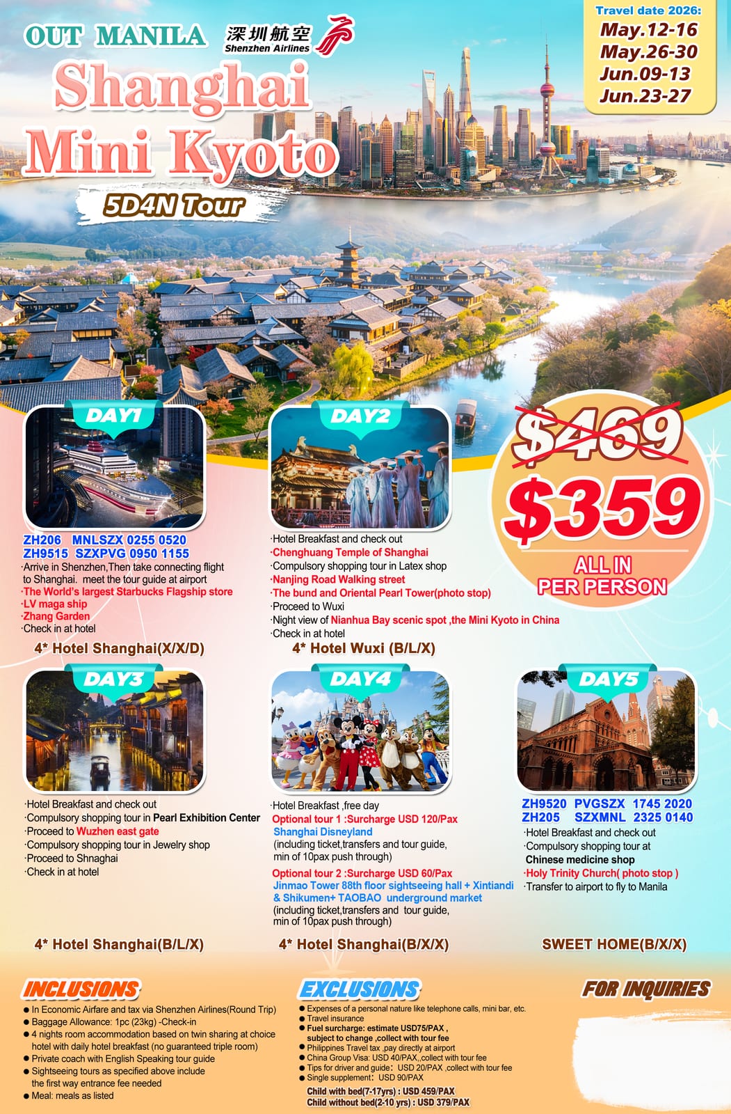 China tour package — Shmk | Claor Travel & Tours