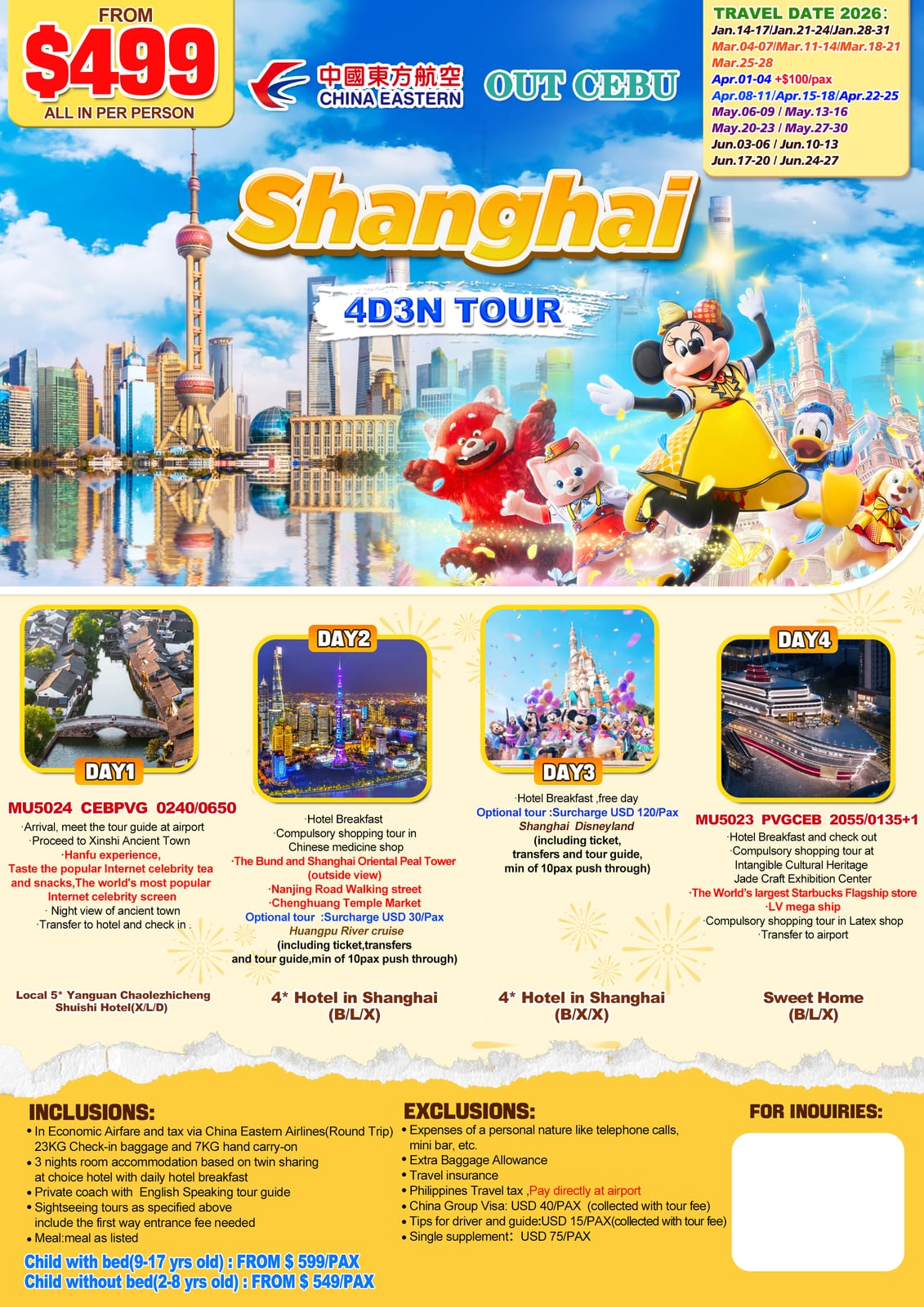 China tour package — Soc | Claor Travel & Tours