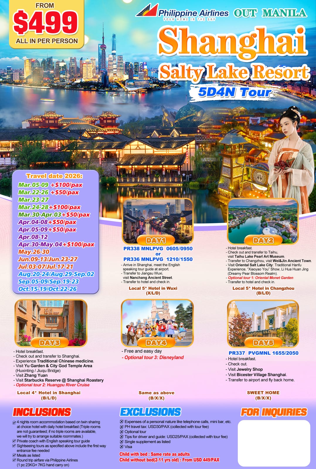 China tour package — Uosim | Claor Travel & Tours