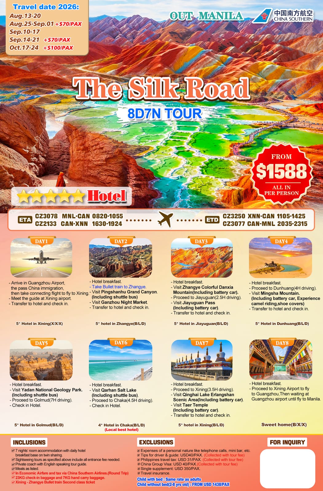China tour package — Uossr | Claor Travel & Tours