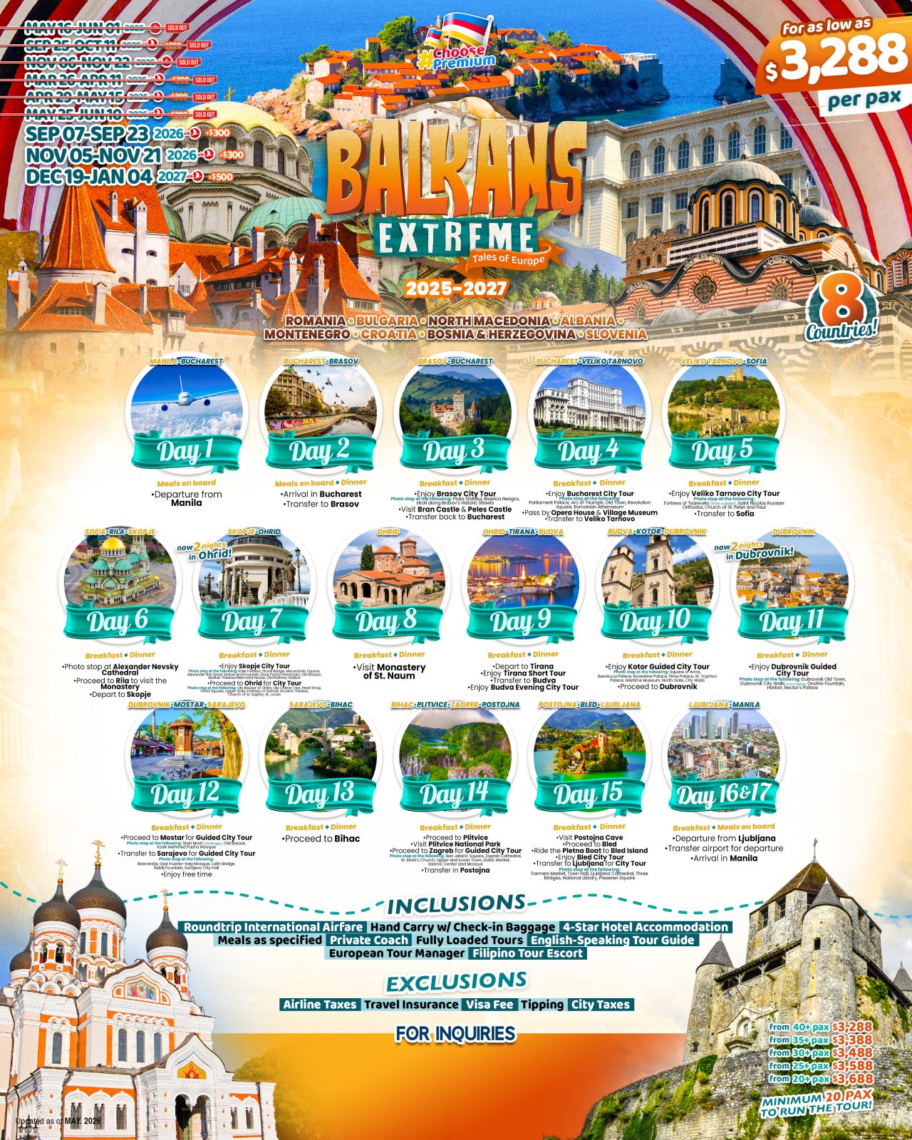 Europe tour package 1 — Claor Travel