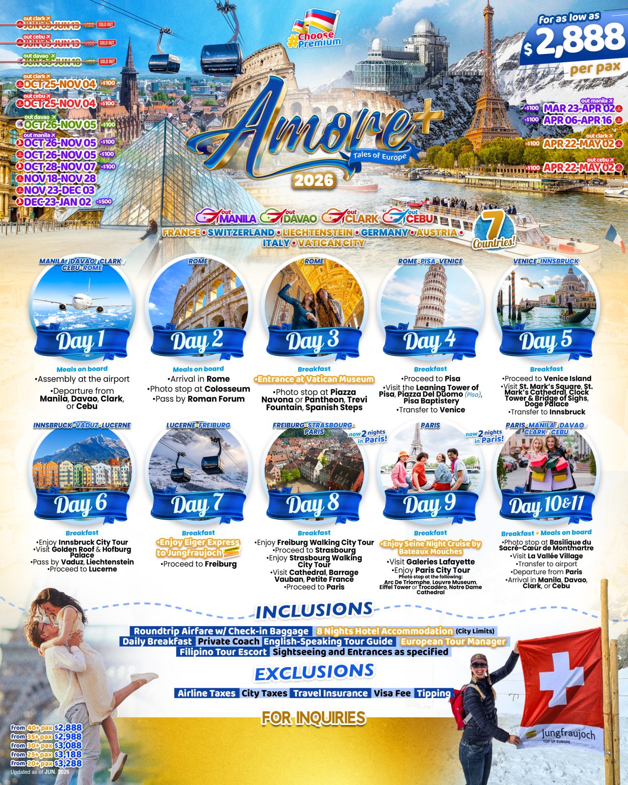 Europe tour package 2 — Claor Travel