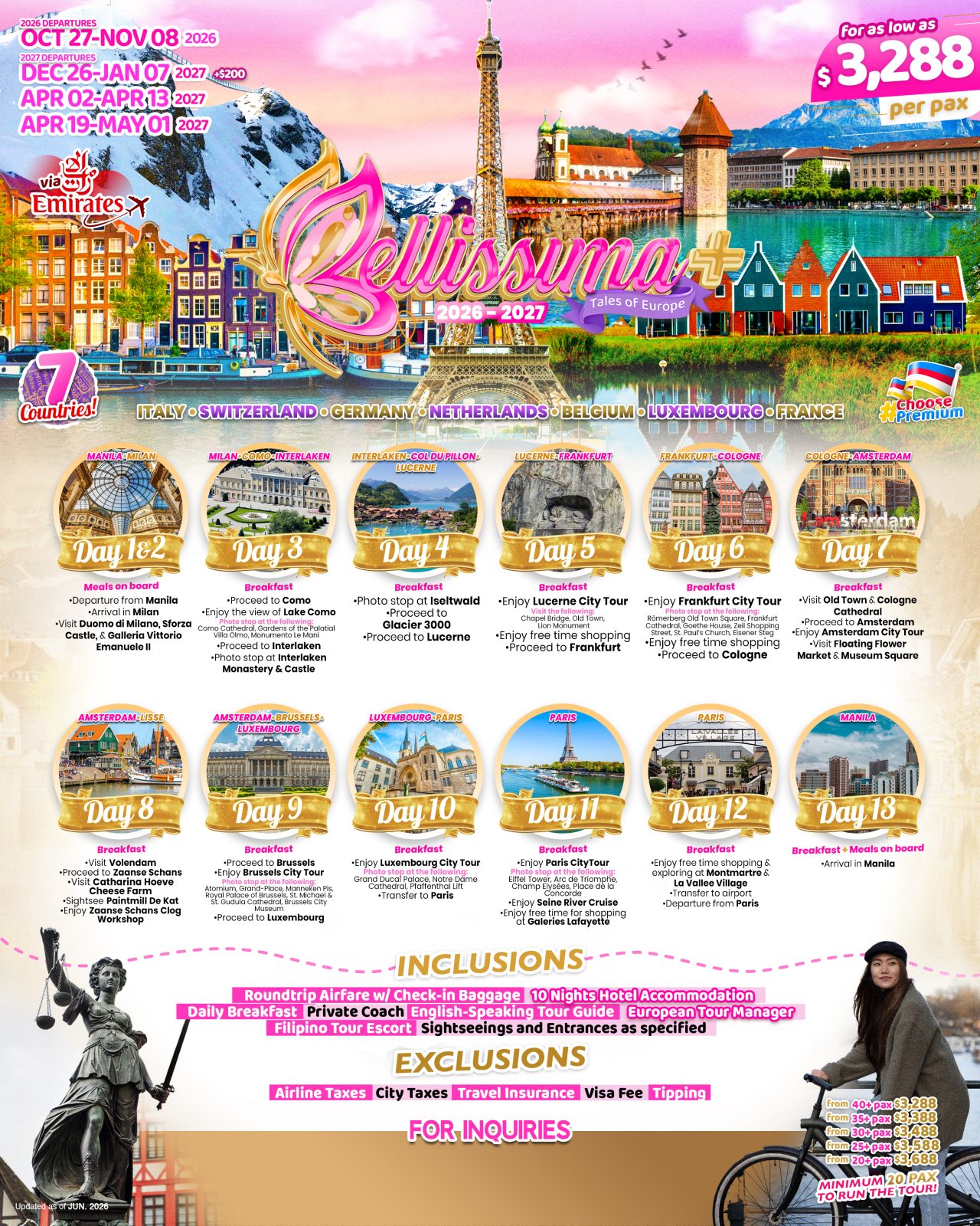Europe tour package 3 — Claor Travel