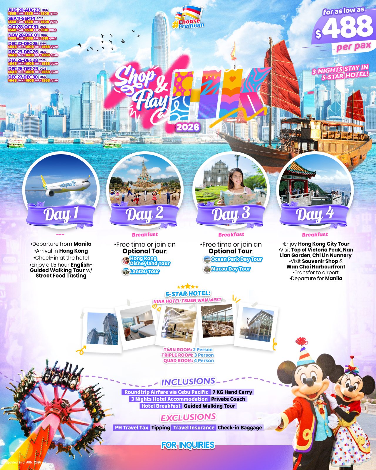 Hong Kong tour package 3 — Claor Travel