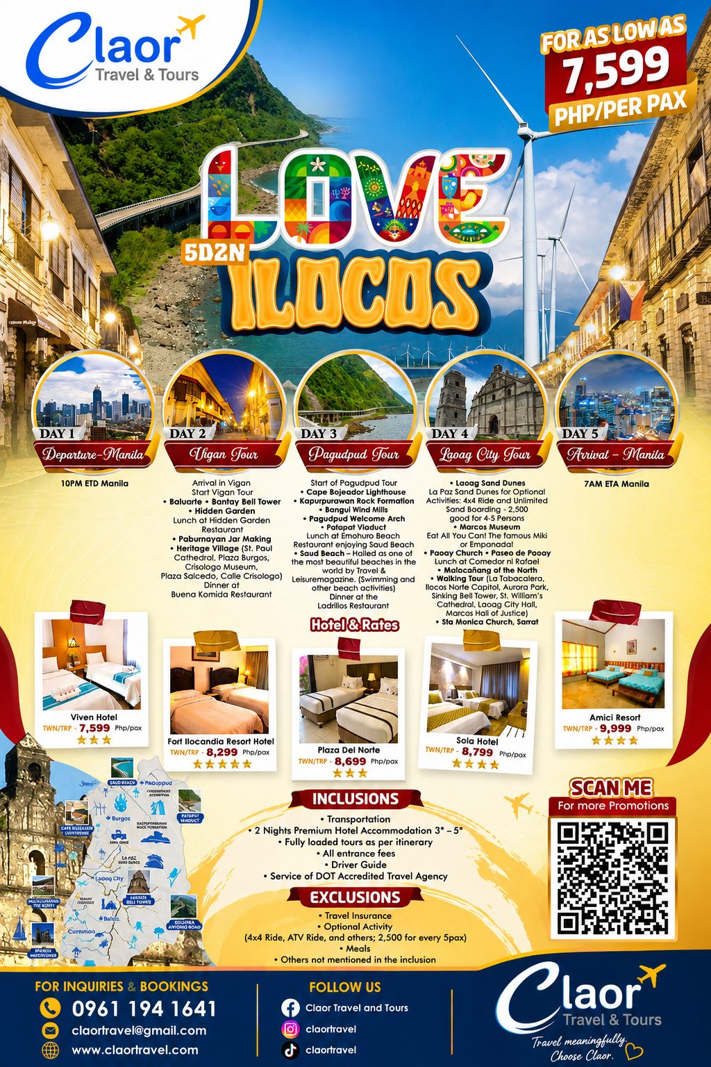 Ilocos tour package 1 — Claor Travel