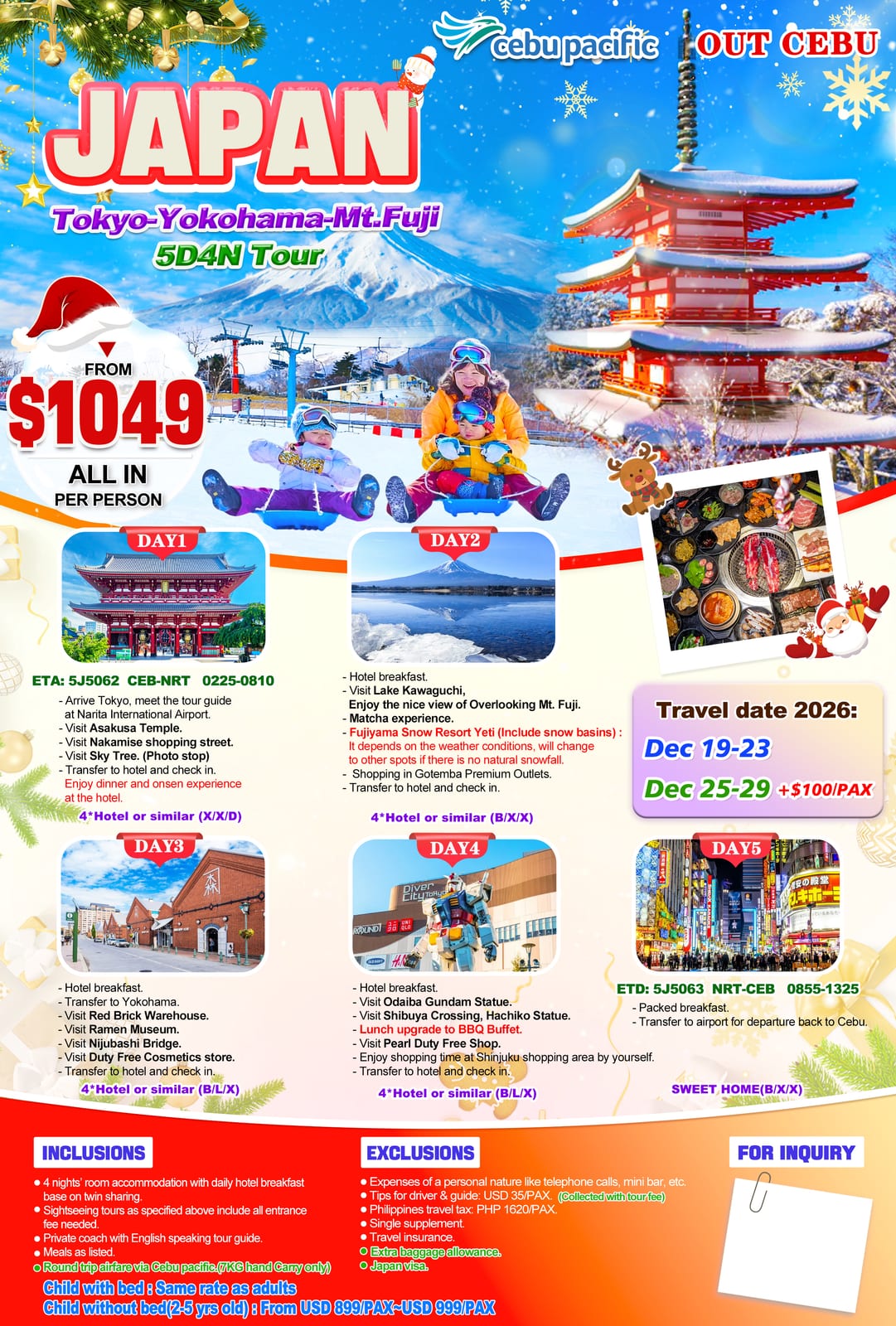 Japan tour package — Uosjp | Claor Travel & Tours