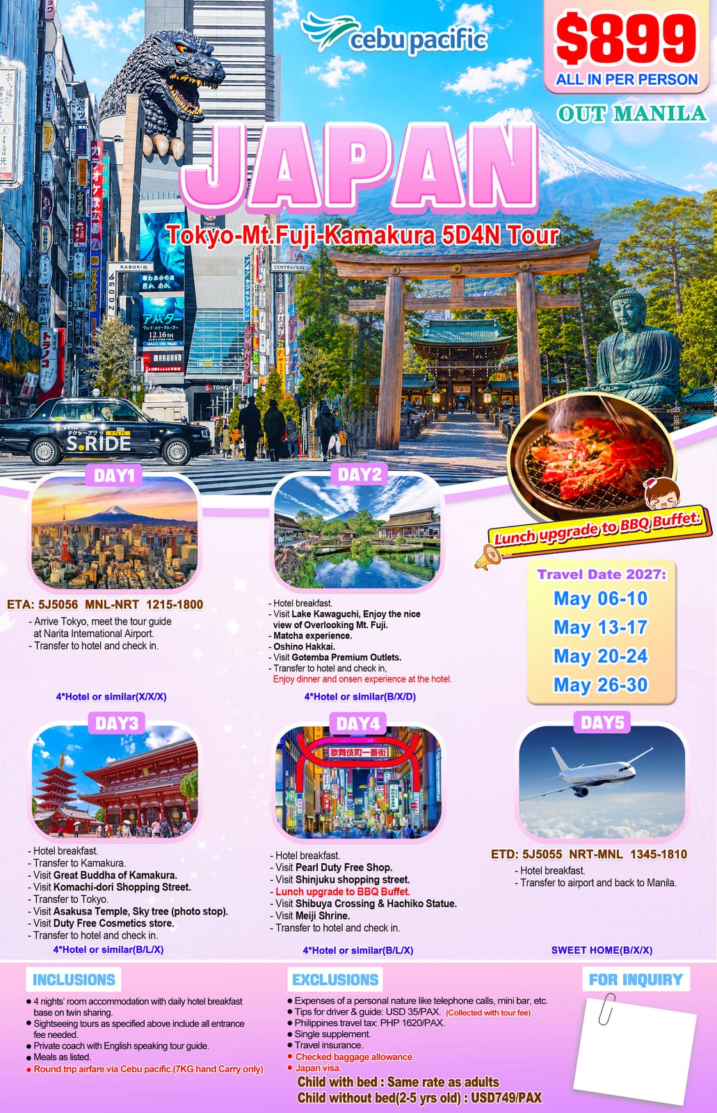 Japan tour package — Uosjp | Claor Travel & Tours