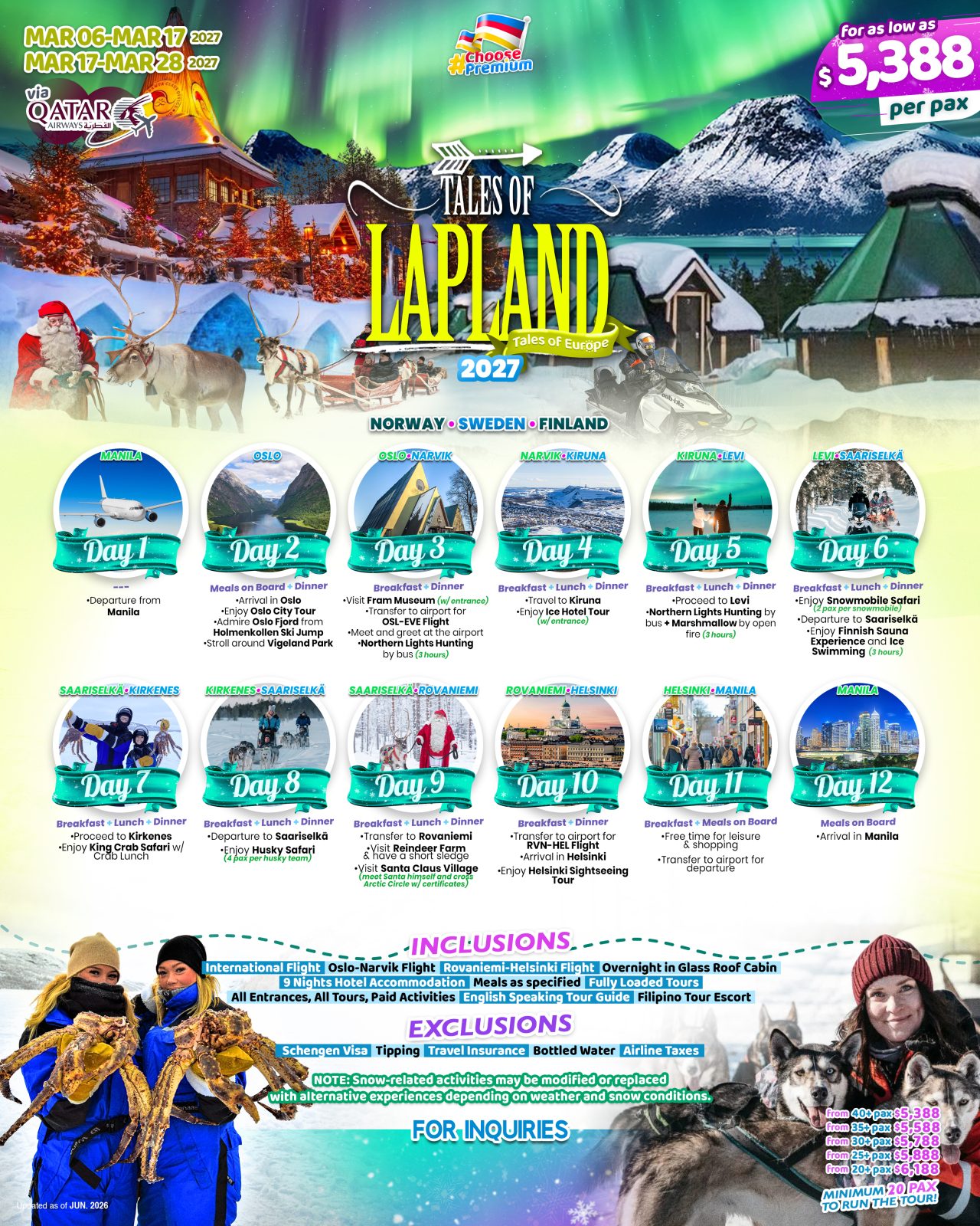 Lapland tour package 2 — Claor Travel