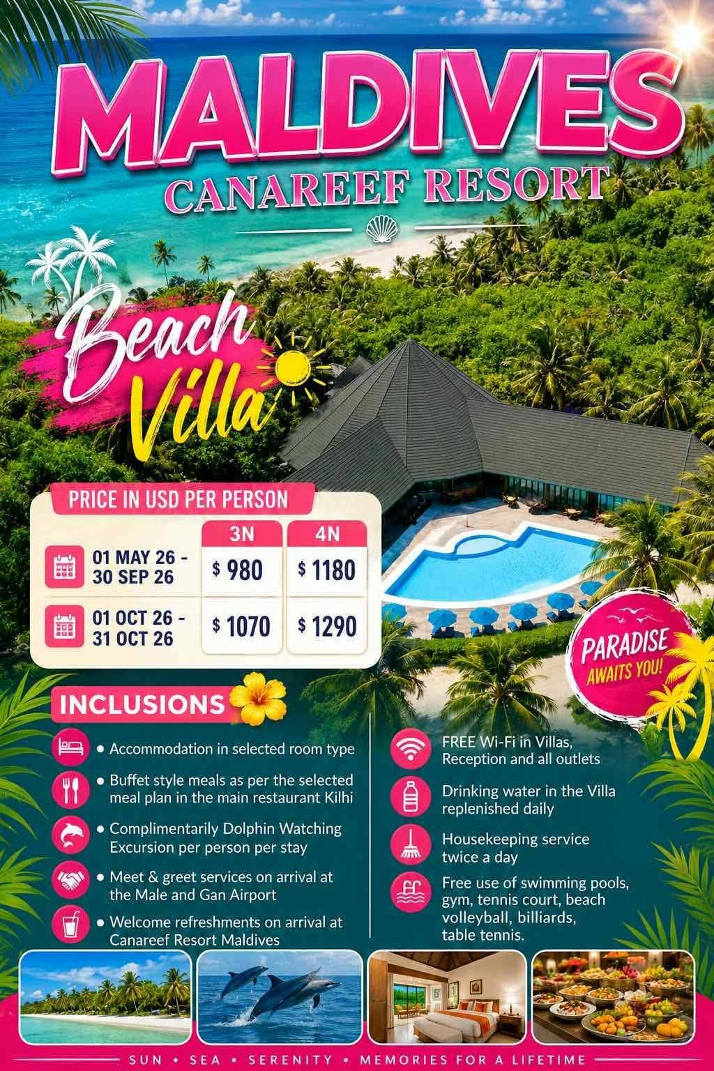 Maldives tour package | Claor Travel & Tours