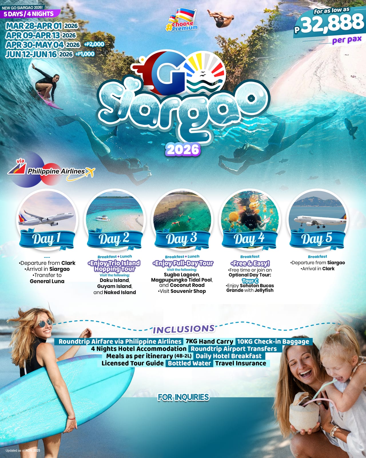 Siargao tour package — Siargao Siargao | Claor Travel & Tours