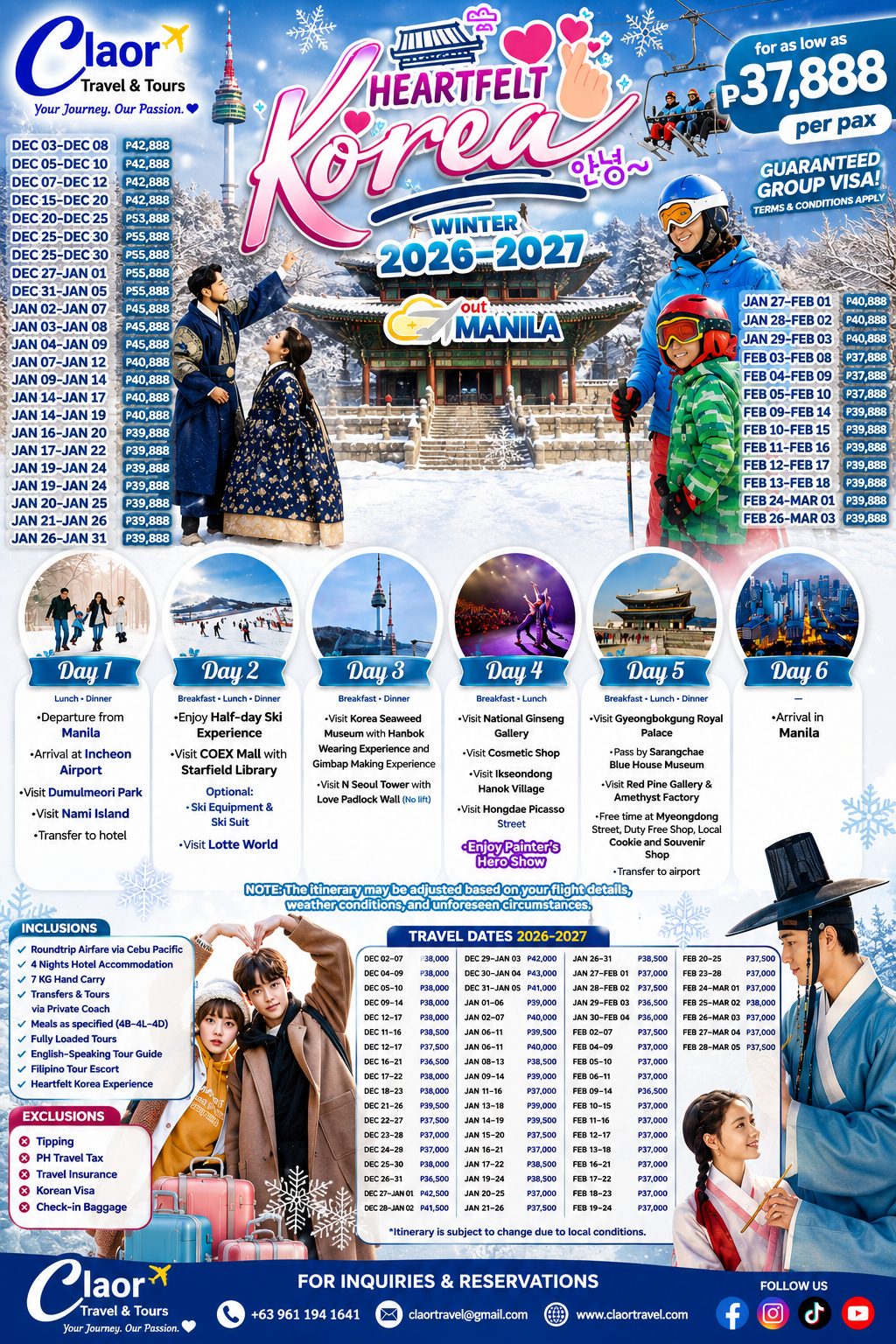 South Korea tour package 1 — Claor Travel