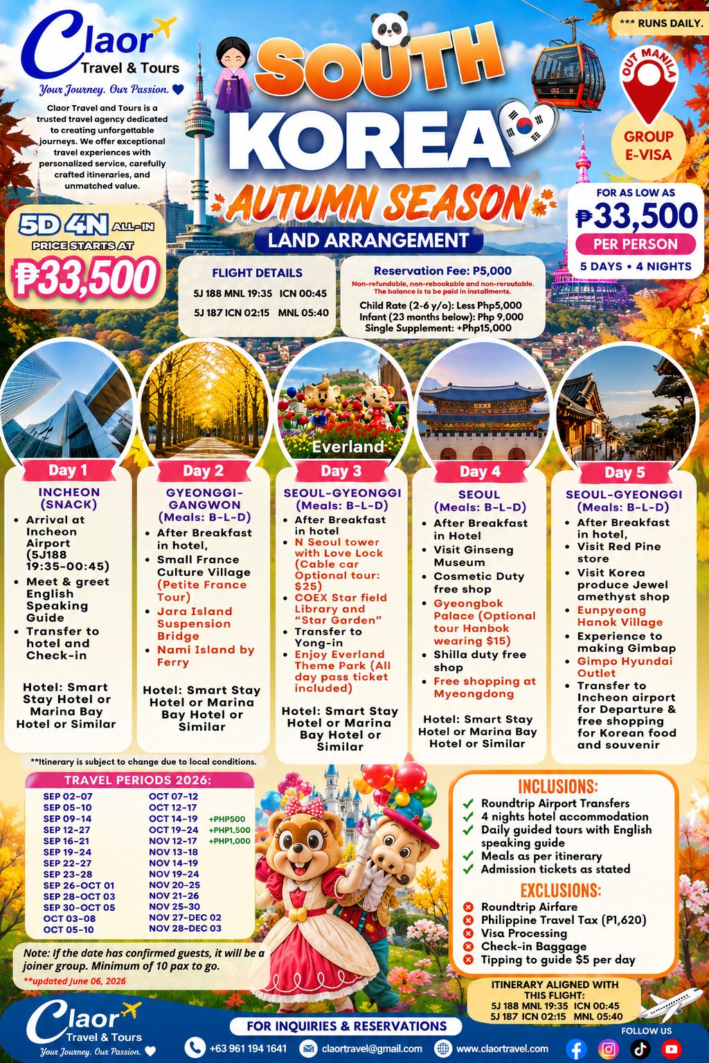 South Korea tour package 6 — Claor Travel