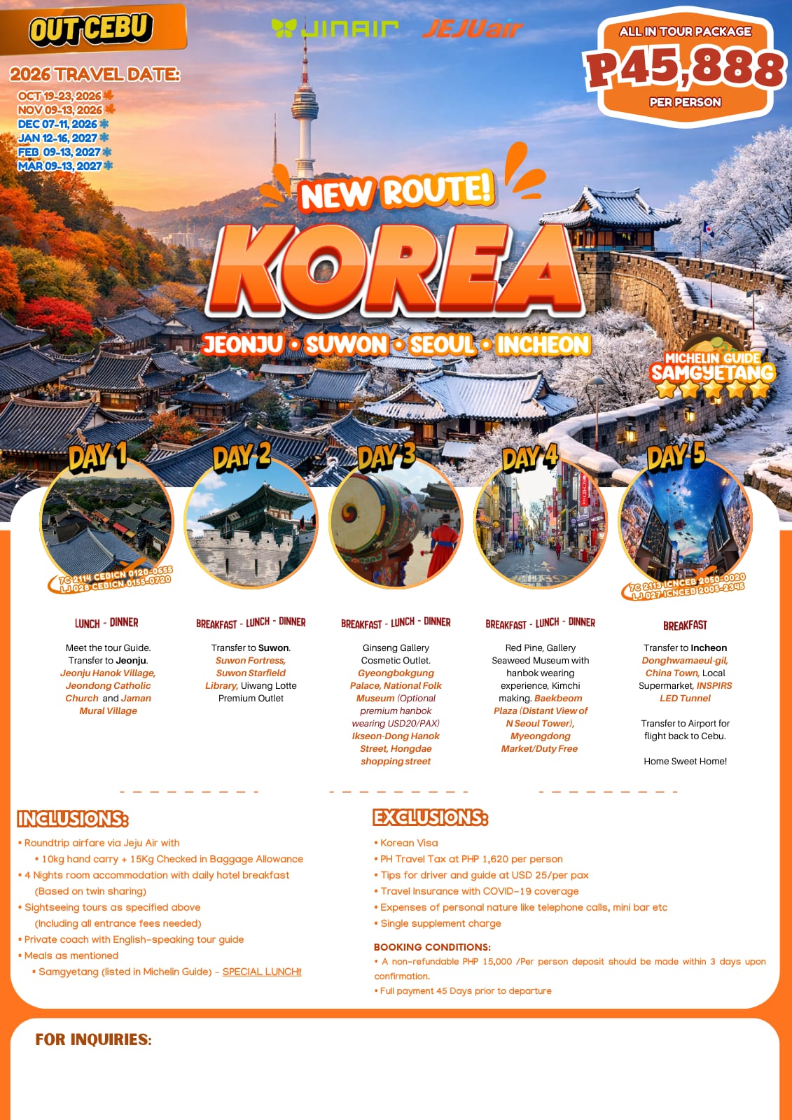 South Korea tour package — Philippines | Claor Travel & Tours