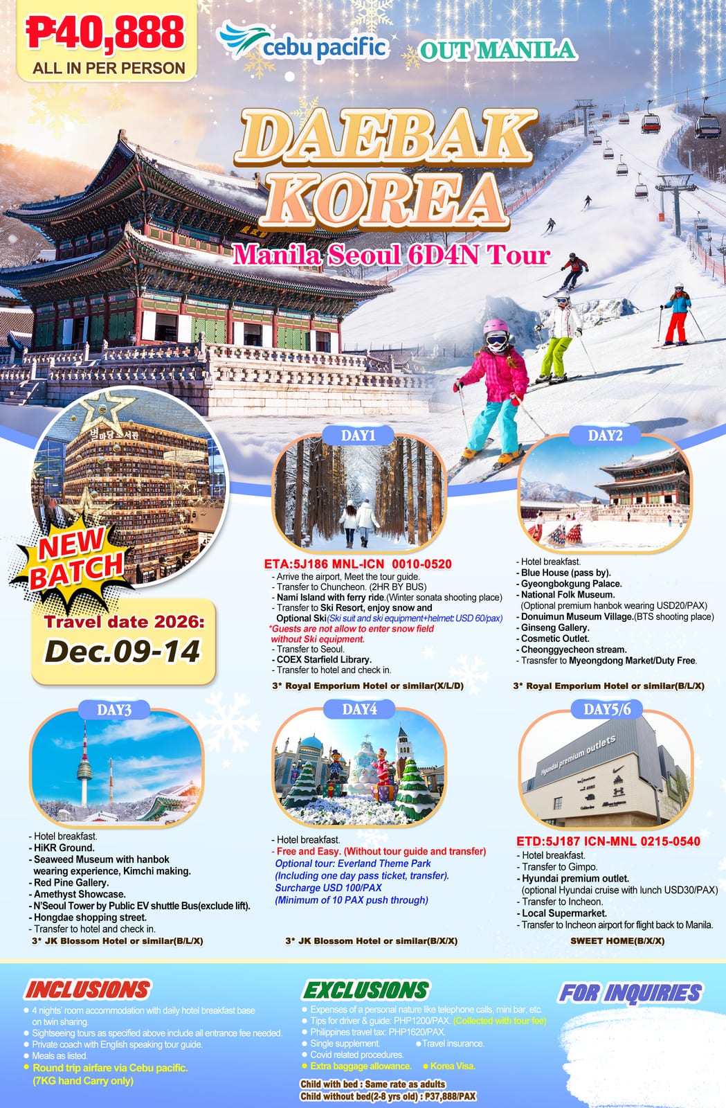 South Korea tour package — Uoskr | Claor Travel & Tours