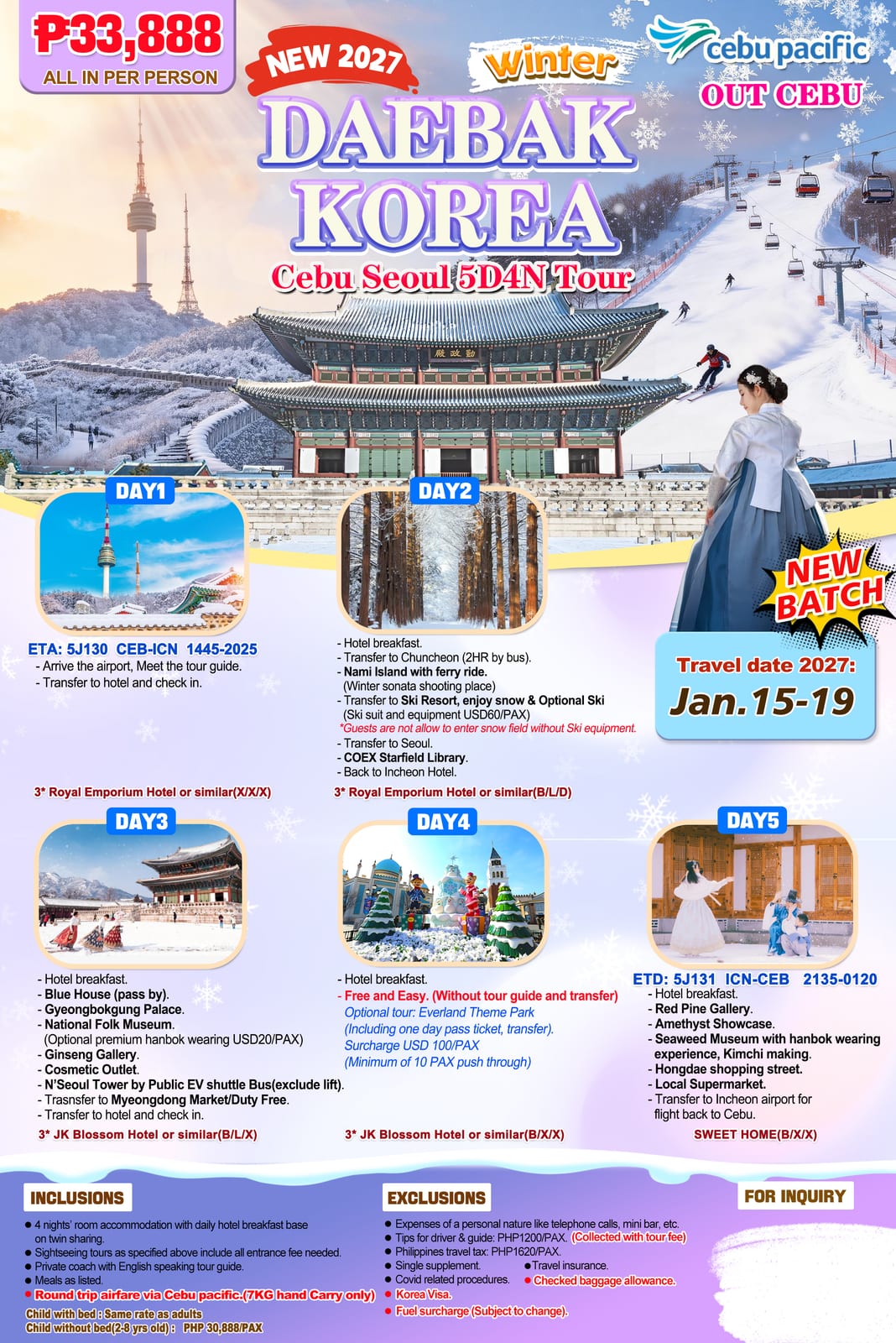 South Korea tour package — Uoskr | Claor Travel & Tours