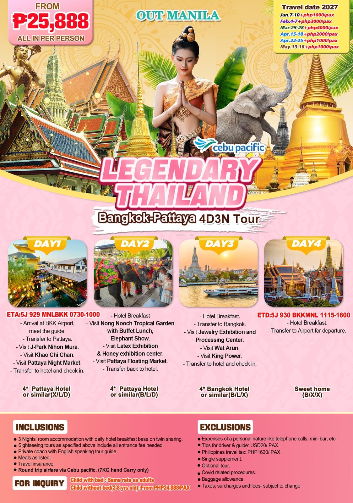Thailand tour package — Uostl | Claor Travel & Tours